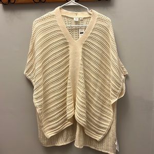 GAP Oversized Slouchy Knit Poncho Sweater NWT